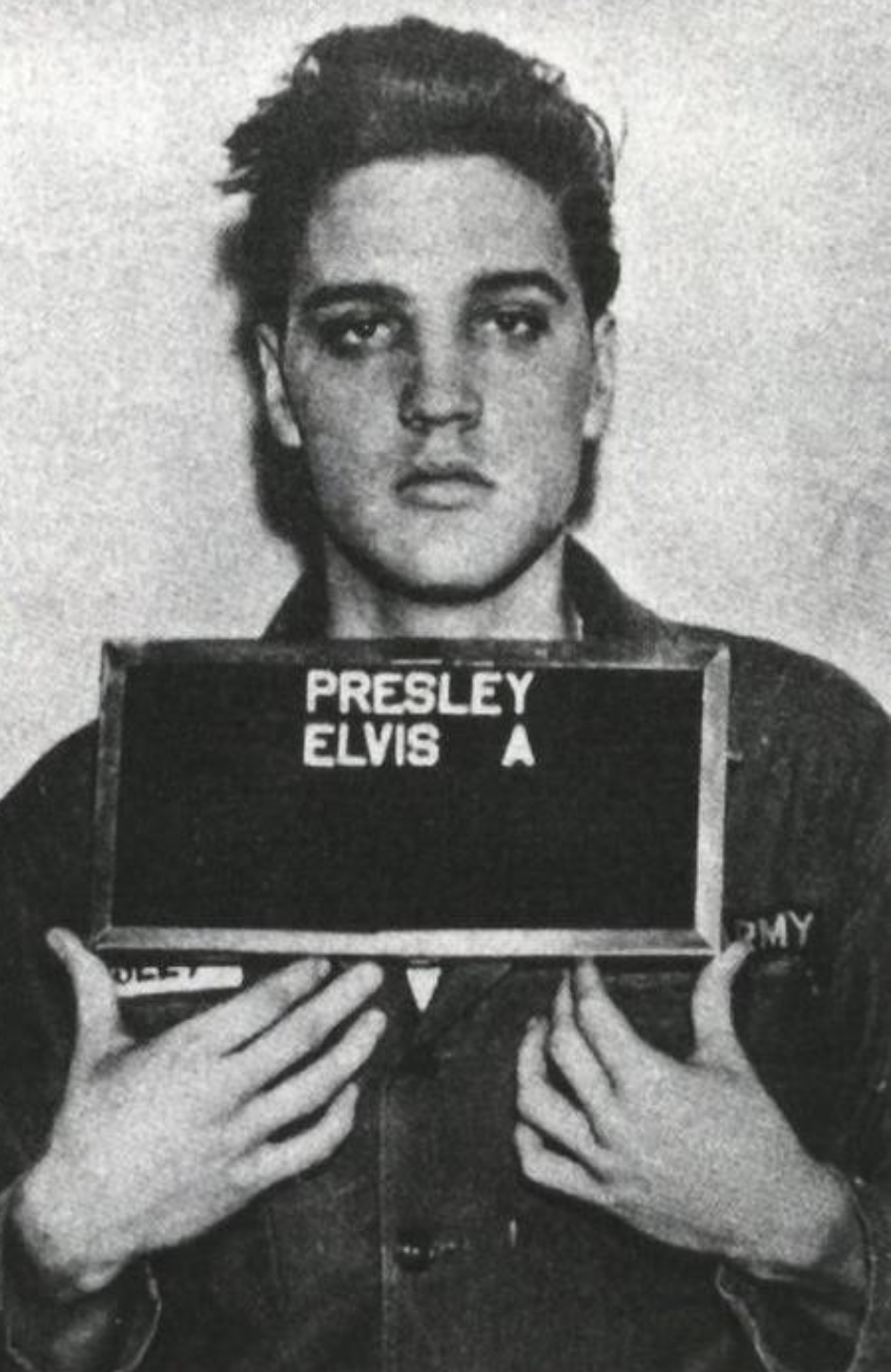 elvis presley mugshot - Presley Elvis A